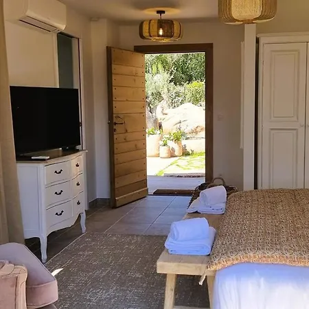 Villa Domaine De Gialla Bergerie Prugna, 8 Pers, Piscine Chauffee, 10 Mn Arraggio