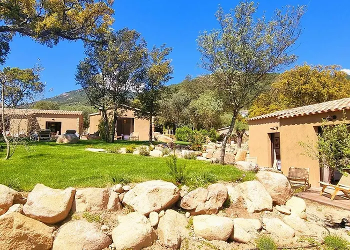 Villa Domaine De Gialla Bergerie Prugna, 8 Pers, Piscine Chauffee, 10 Mn