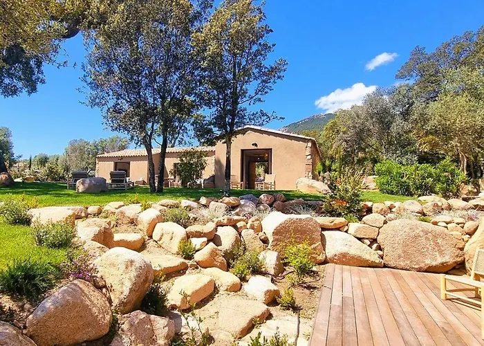 Villa Domaine De Gialla Bergerie Prugna, 8 Pers, Piscine Chauffee, 10 Mn